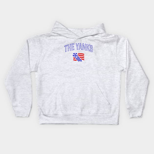 Support US Soccer with this retro design! Kids Hoodie by MalmoDesigns